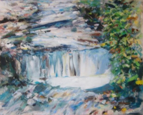 GF Wasserfall 80 x 100 cm Acryl